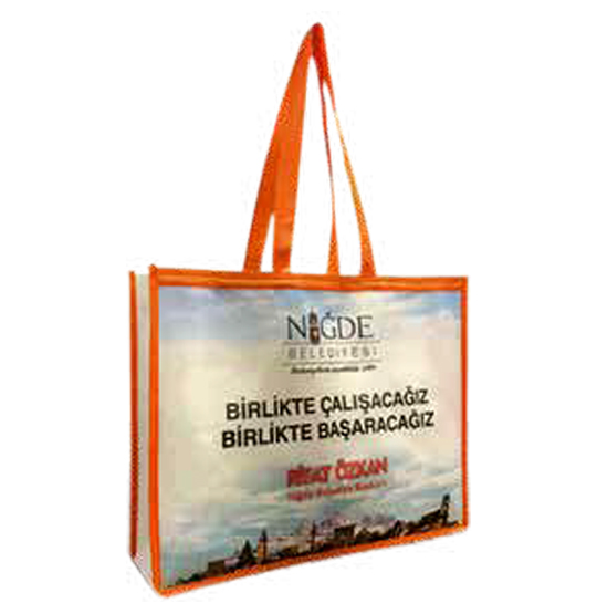 Nonwoven Tela Çanta 45x35 cm.