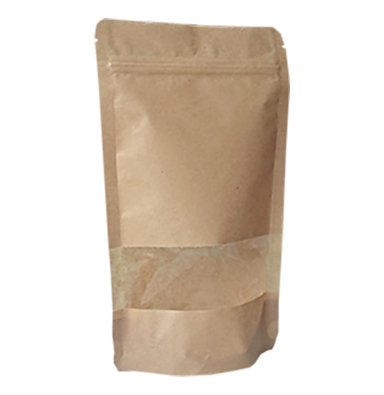 Pencereli Kraft Doypack 20x30 , 1 Kg 